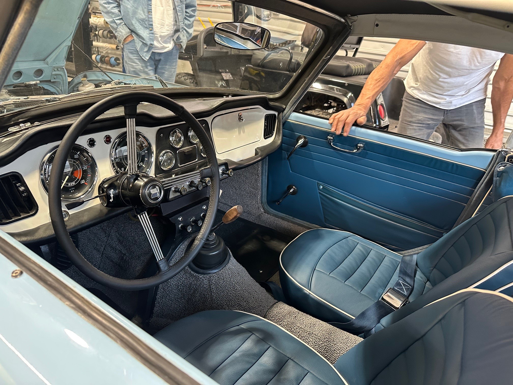 TR4 interior